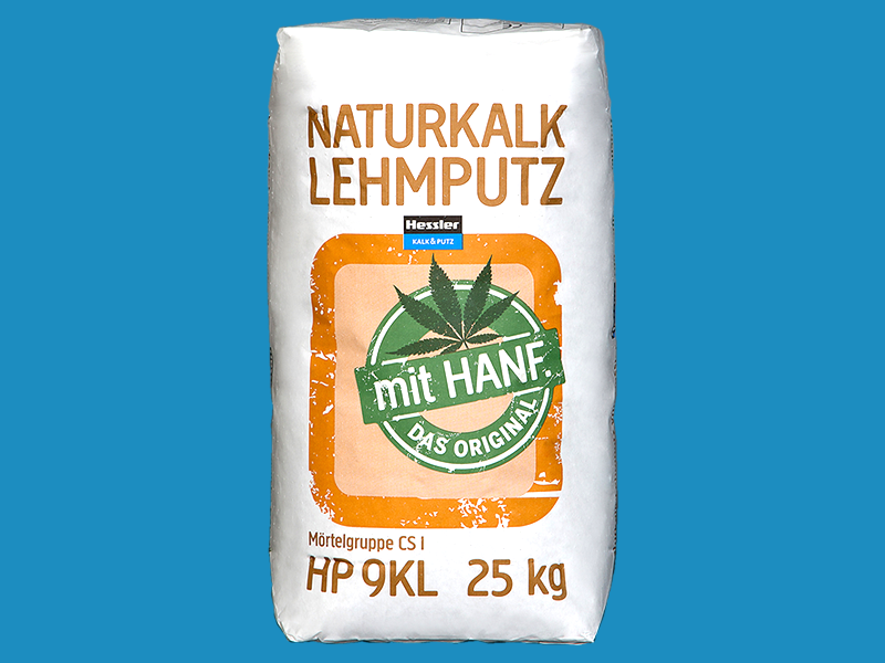 Hessler HP 9 Naturkalk-Lehm Grundputz in 25kg Sack